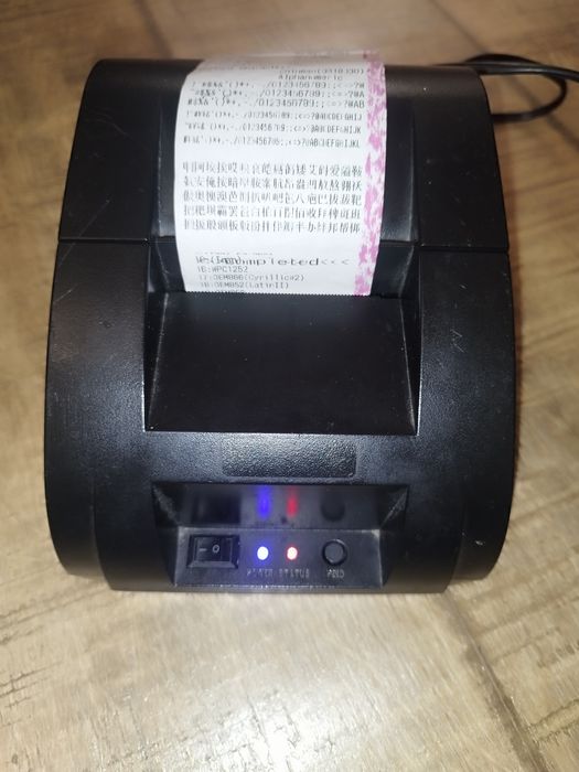 Принтер чеков / термопринтер / кассовый принтер / POS-принтер I58TP