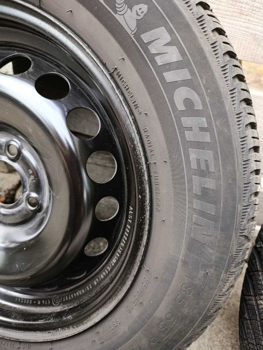 Set Anvelope Iarna Michelin Alpin7 + Jante Otel - Renault/Dacia