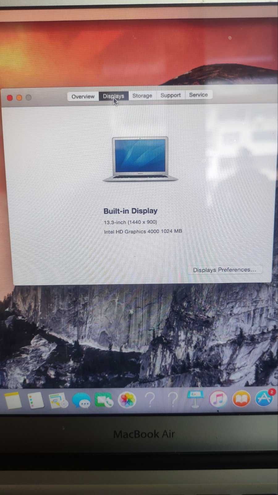 MacBook Air 13,3 A1466 mid 2012 отличен