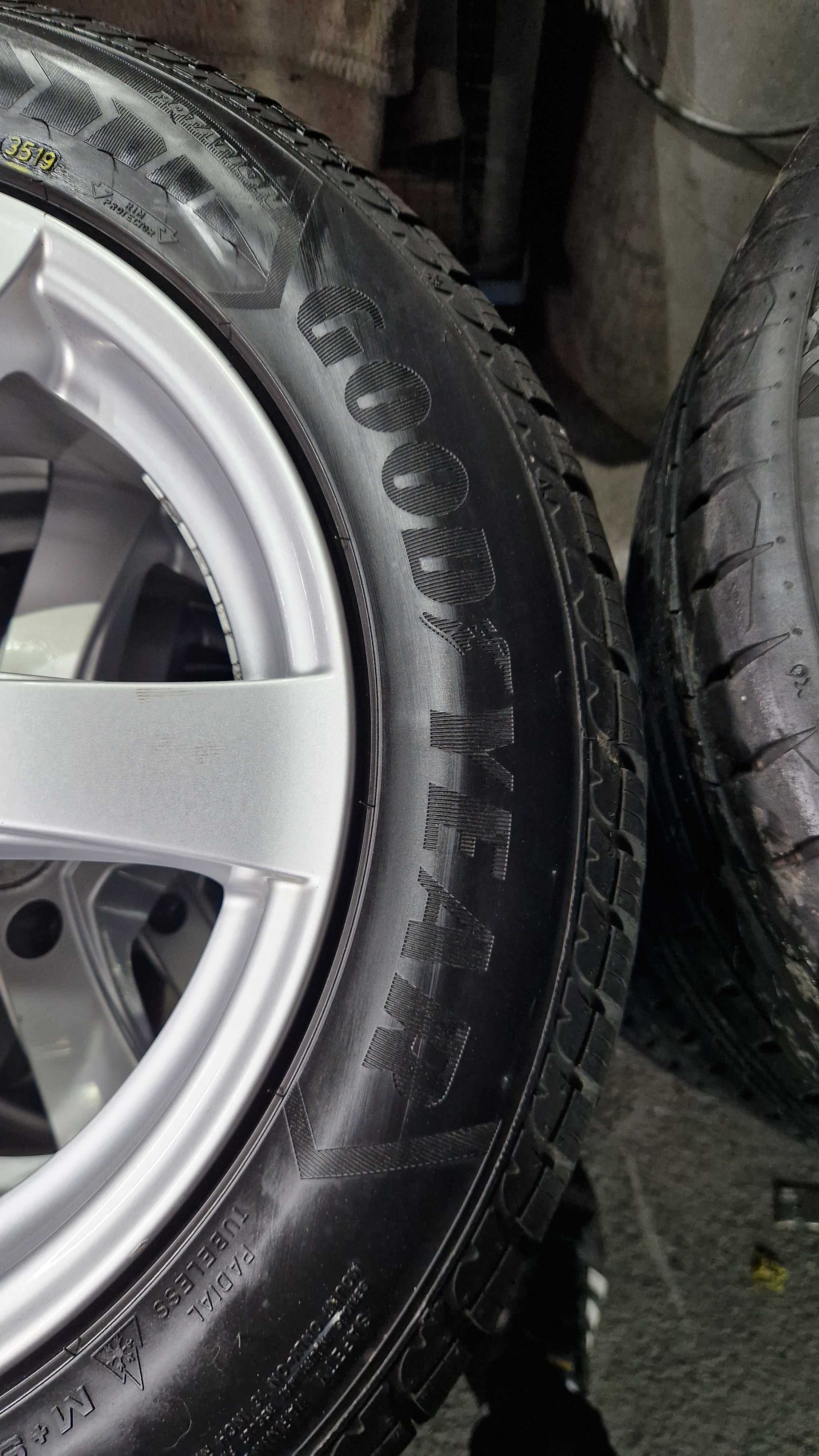 BMW E60 джанти със зимни гуми 205/60/16 7J ET35 5×120 ЦО70 + СЕНЗОРИ