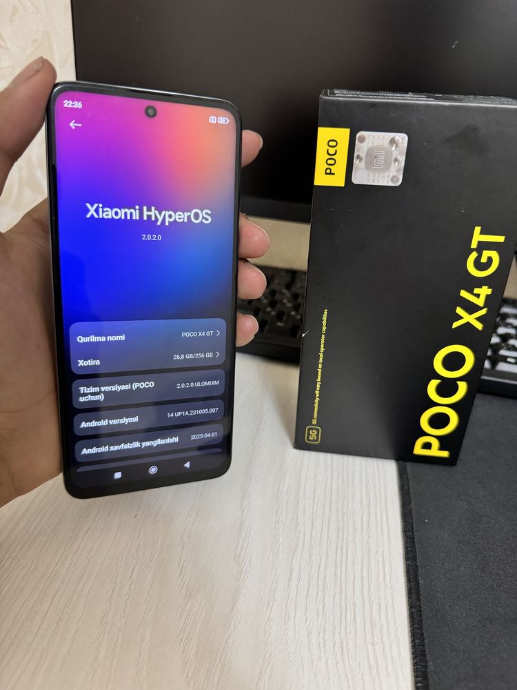 Poco x4 gt 8/256gb
