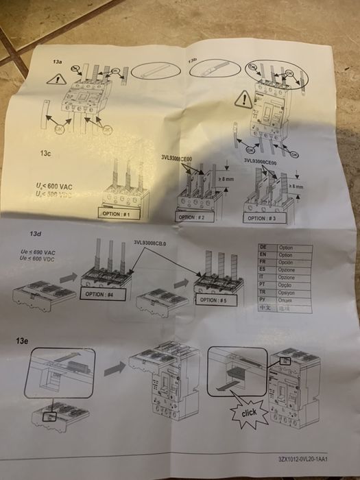 Disjunctor siemens tetrapolar