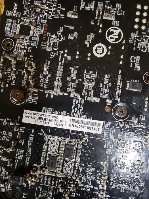 Nvidia gtx 1070 windforce 8gb.