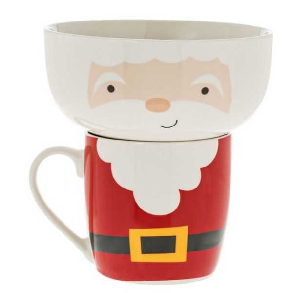 Комплект коледна чаша и купа Mercado Trade, Различни модели