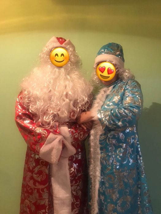 Костюмы деда мороза и снегурочки