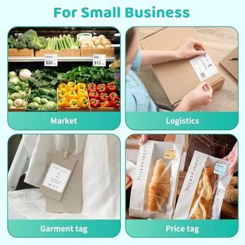 Нов Инклес Преносим Bluetooth термопринтер за стикери + 3 ролки хартия