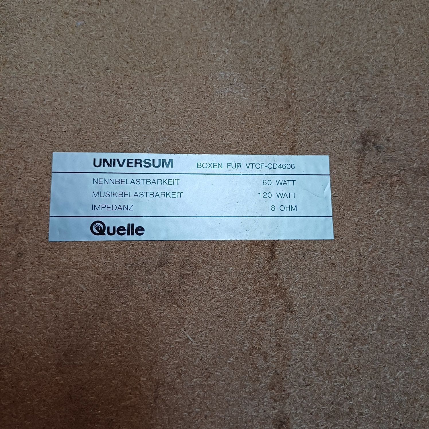 Boxe Universum Quelle