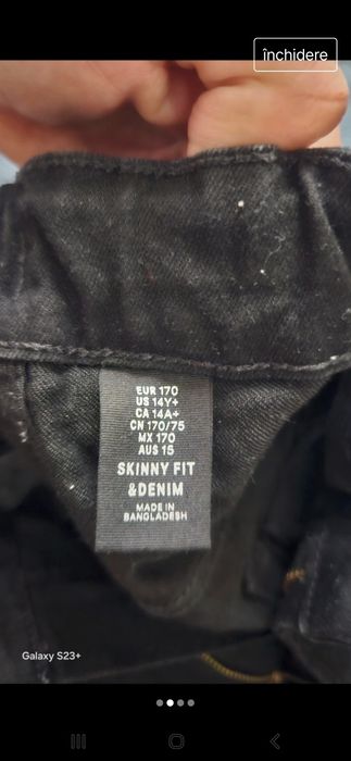 Pantaloni baieti marimea 170