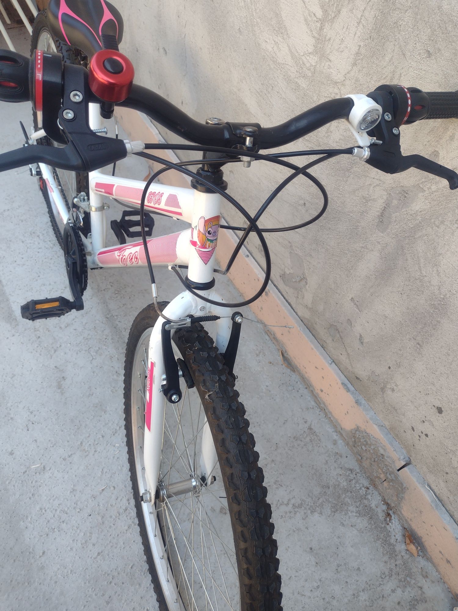 Bicicleta MTB Dama TEC Eros , culoare Roz/Alb Roata 26"