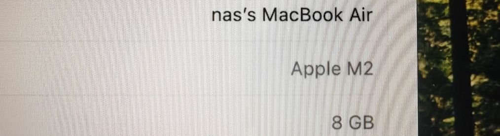 Macbook Air M2 13.6" 8GB RAM 512 GB SSD