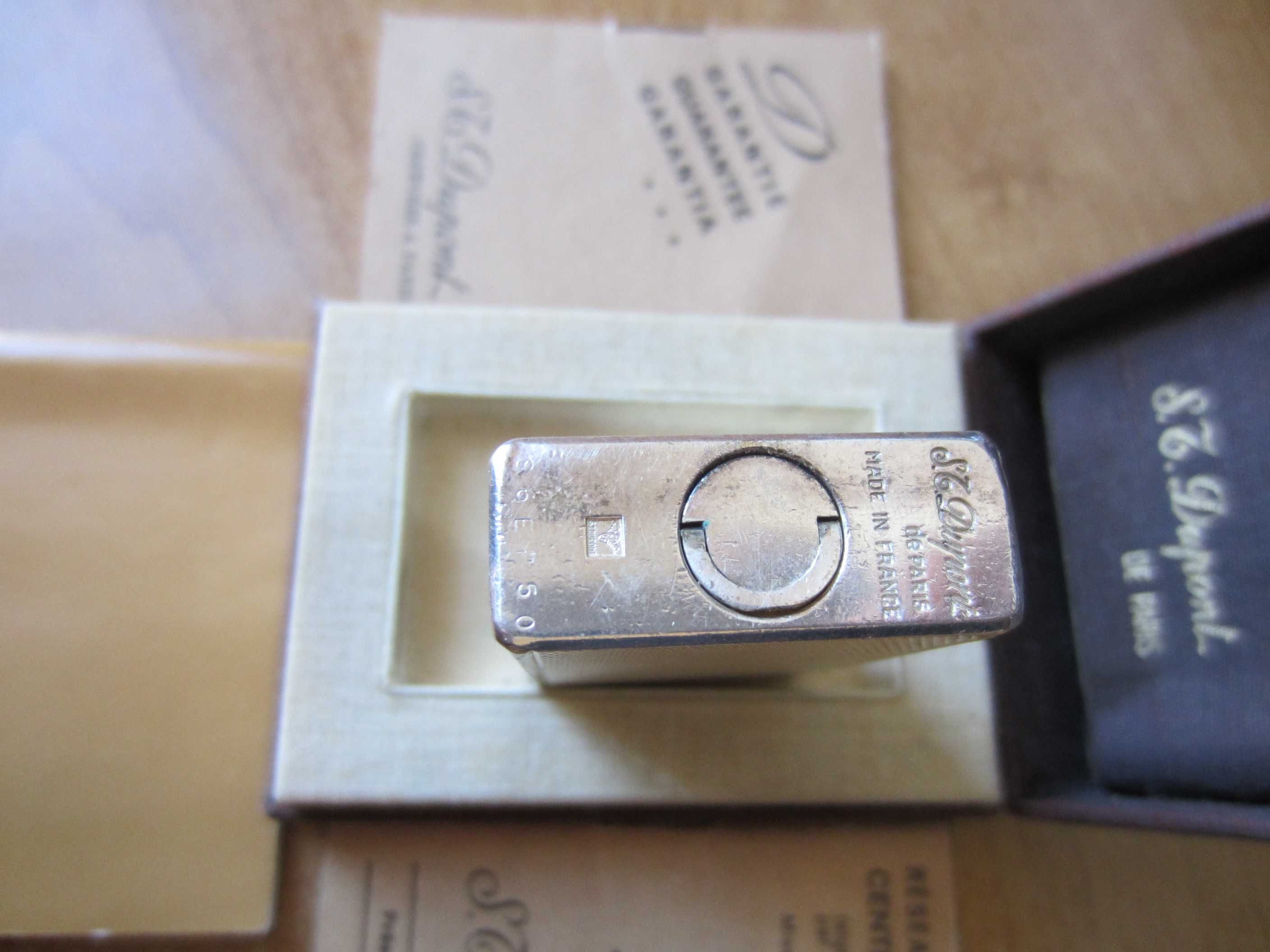 Bricheta de colectie S.T DUPONT DE PARIS 1975 placata paladiu-ieftina
