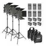 3 Lumini LED Neewer Bicolor, 660 LED-uri