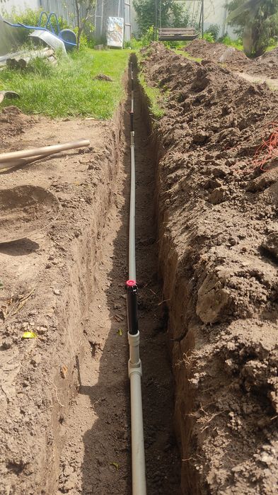 Копка траншей,септик под ключ,земленые работы,туалет ,ямы