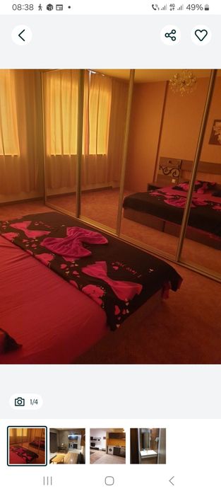 Inchiriez în regim hotelier apartament 2 camere  in centru