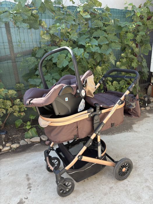 Carucior crem/maro