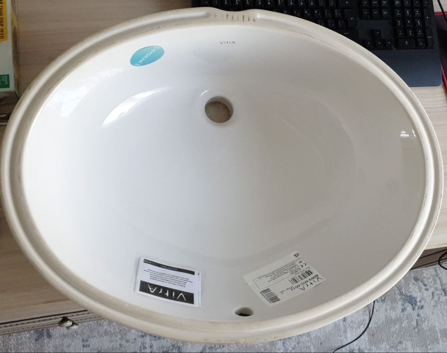 Раковина под столешницу Vitra ARKITEKT 6069B003, размер 58.5x45 с