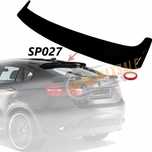 Лип спойлер за таван на BMW X6 E71 Черен гланц задна броня крило