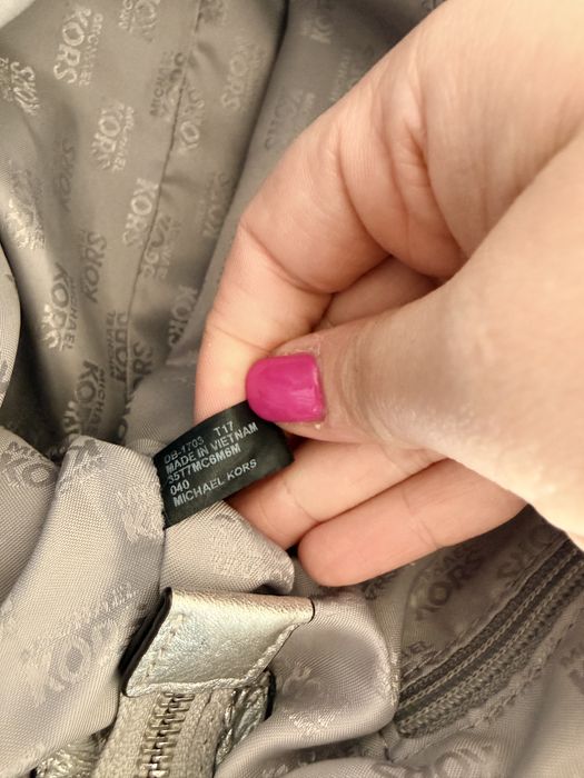 Geanta Argintie Michael Kors