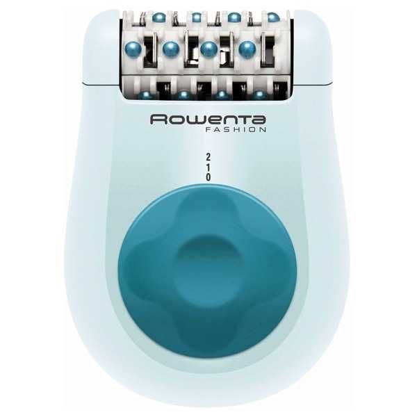 Epilator Rowenta Fashion EP1025, 24 pensete, 2 viteze, Alb/Bleu