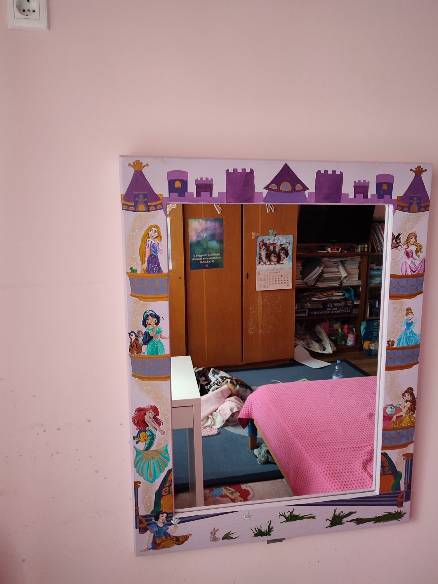 Oglinda pt fetițe cu printese Disney