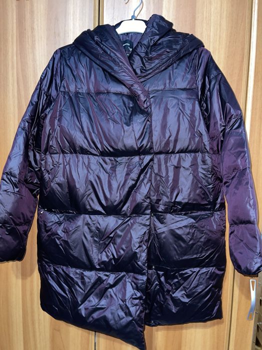 Geaca lunga Reserved mov inchis 34