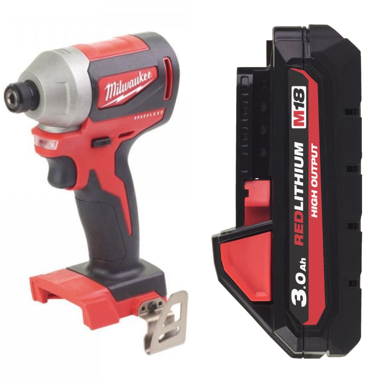 Milwaukee Impact Driver M18CBLID + 3AH Battery High Output