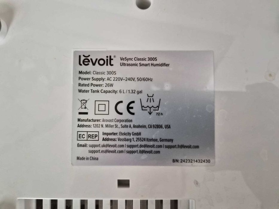Levoit Classic 300S Umidifcator