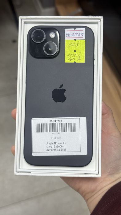 iPhone 15 128GB/100%