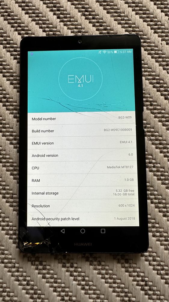 Huawei mate media pad T3 BG2-w09 negociabil