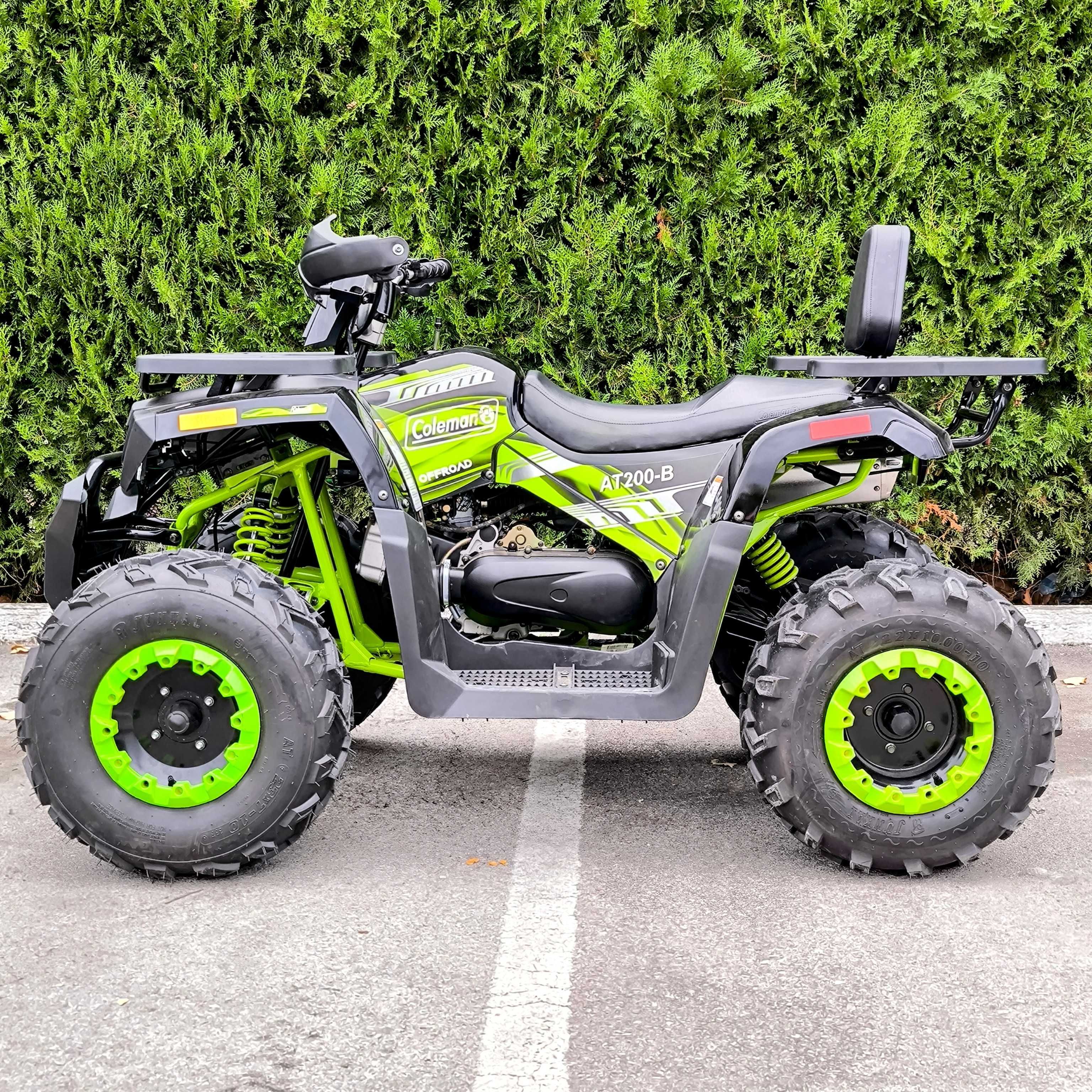 Бензиново ATV 200кубика MaxMotors Powersports AT200-B Green-Black