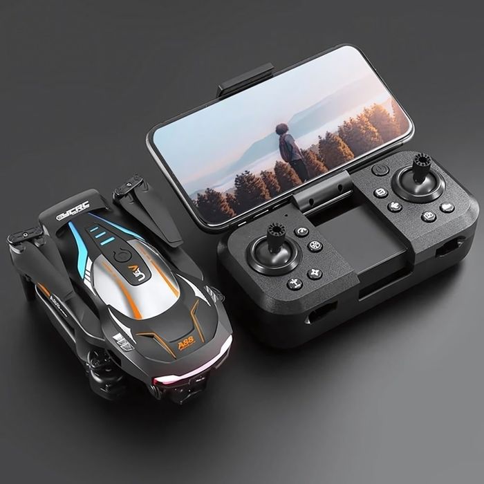 Дрон A88 PRO, модел Състезателен , сгъваем с двойна 1080P камера