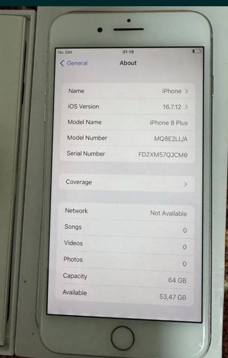 Iphone 8 plus ideal oq