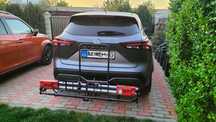 Suport 2 biciclete cârlig auto rabatabil