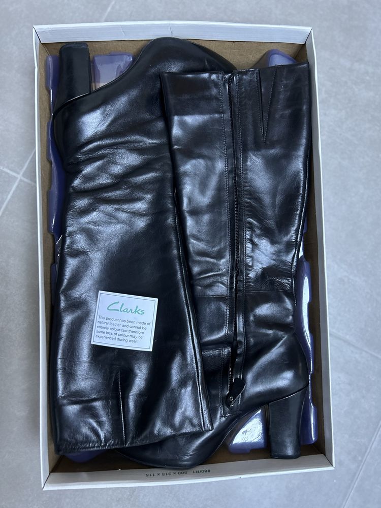 Ботуши кожа Clarks 38