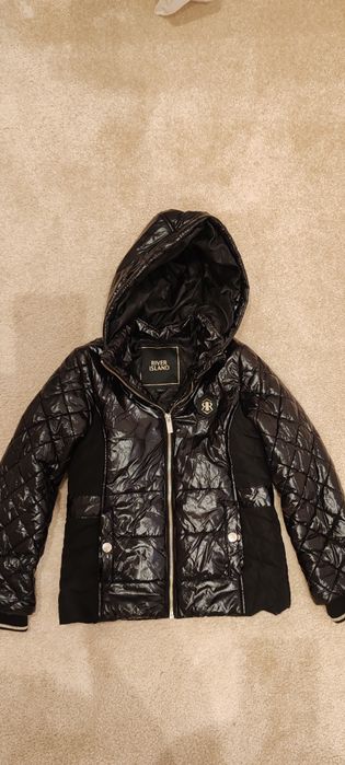 Geaca , haină fetiță RIVER ISLAND. 7-8 ani  128 cm Superbă !