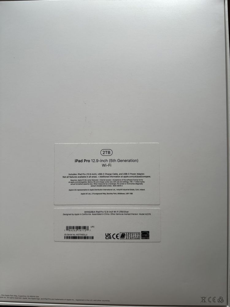 Tableta Apple iPad PRO 12.9" 2TB 16GB RAM LED - MacBook -