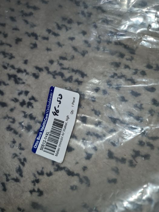 Orteza tip cizma Otto Bock marimea XL 46-50, cu pompita si supapa