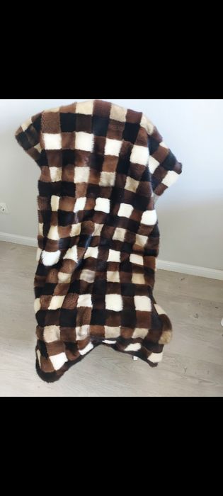 Натуральное норковое  одеяло в коляску