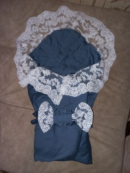 Одеяло-конверт на выписку, б/у