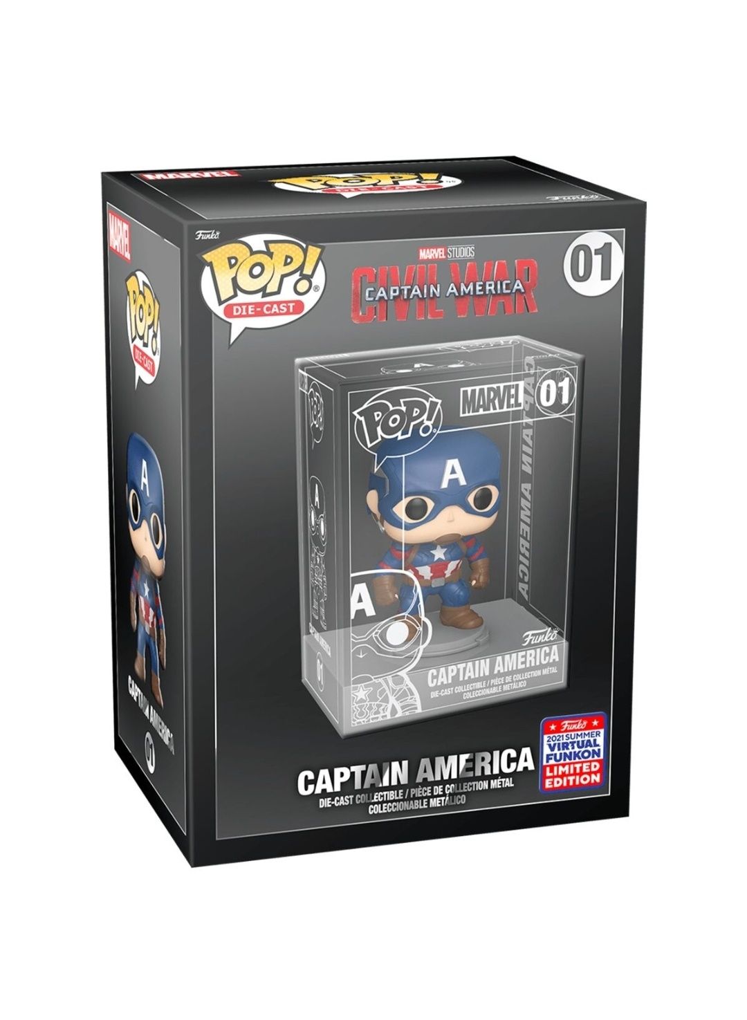 Коллекционная лимитированная фигурка Funko: Marvel Comics. Cap America