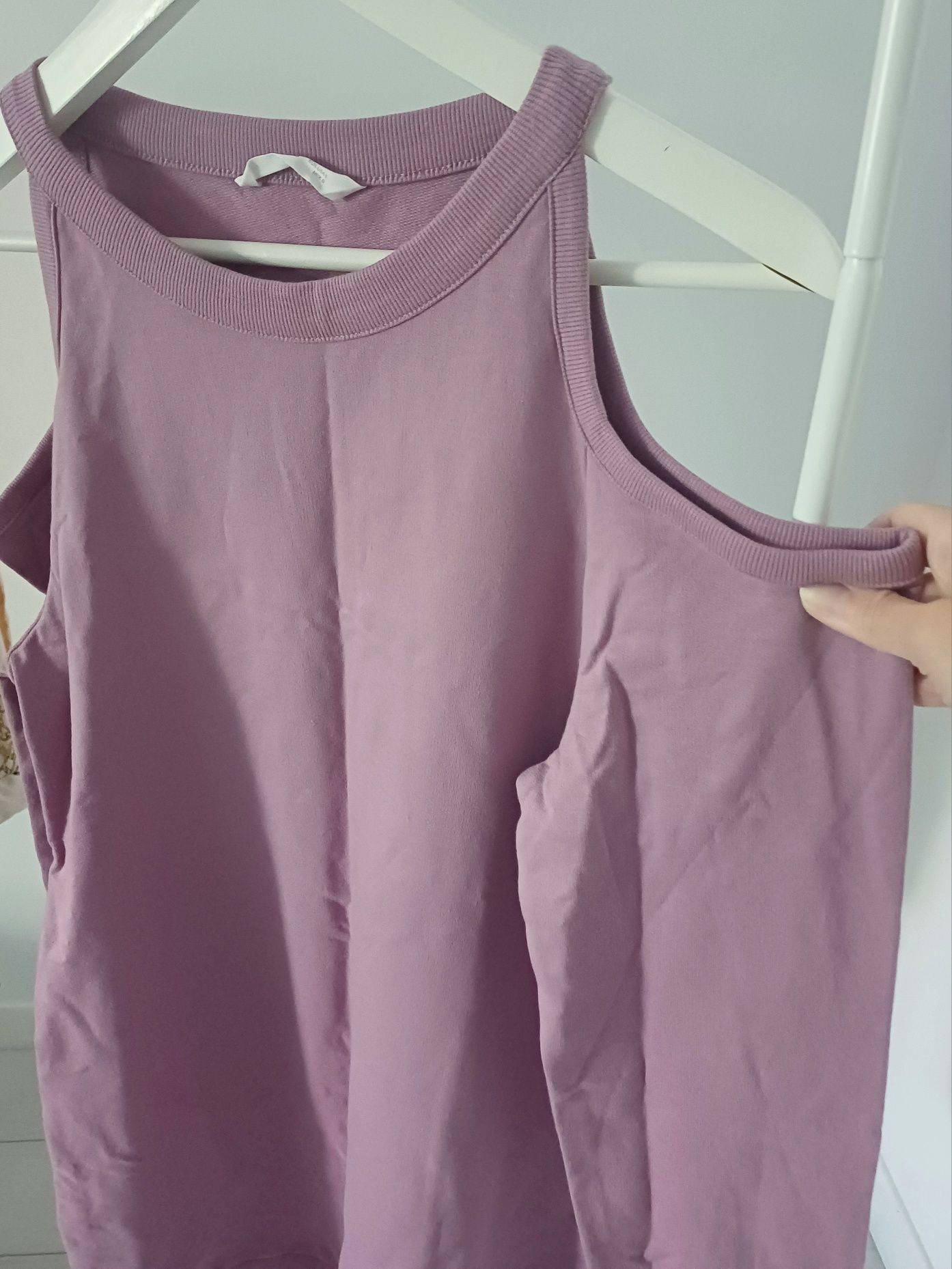 Rochie casual sport bumbac Mango lila