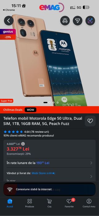 Vând telefon Motorola