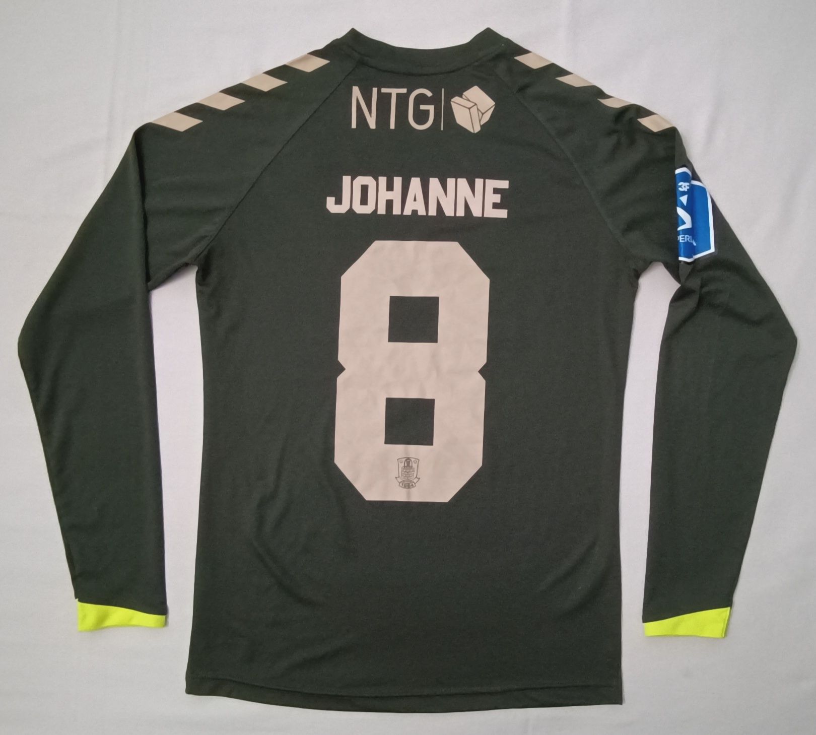 Hummel Brondby IF #8 Away Long Sleeve Jersey оригинална блуза XS спорт
