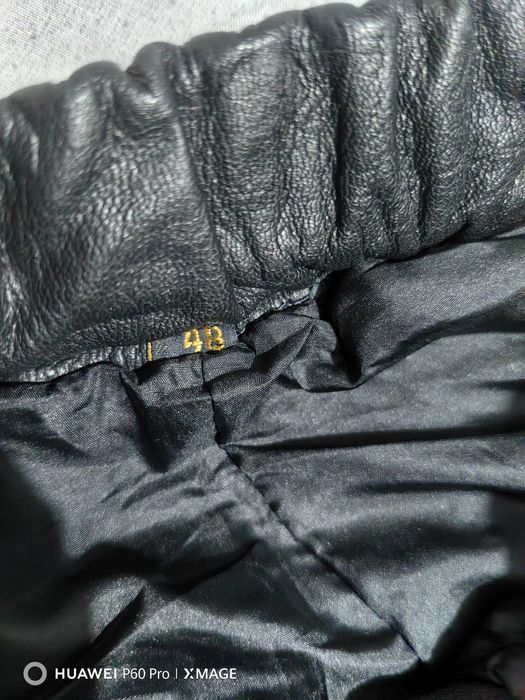 Кожен мото панталон размер 48