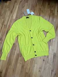 Мъжка жилетка блуза Maison Flaneur 54 размер жълта