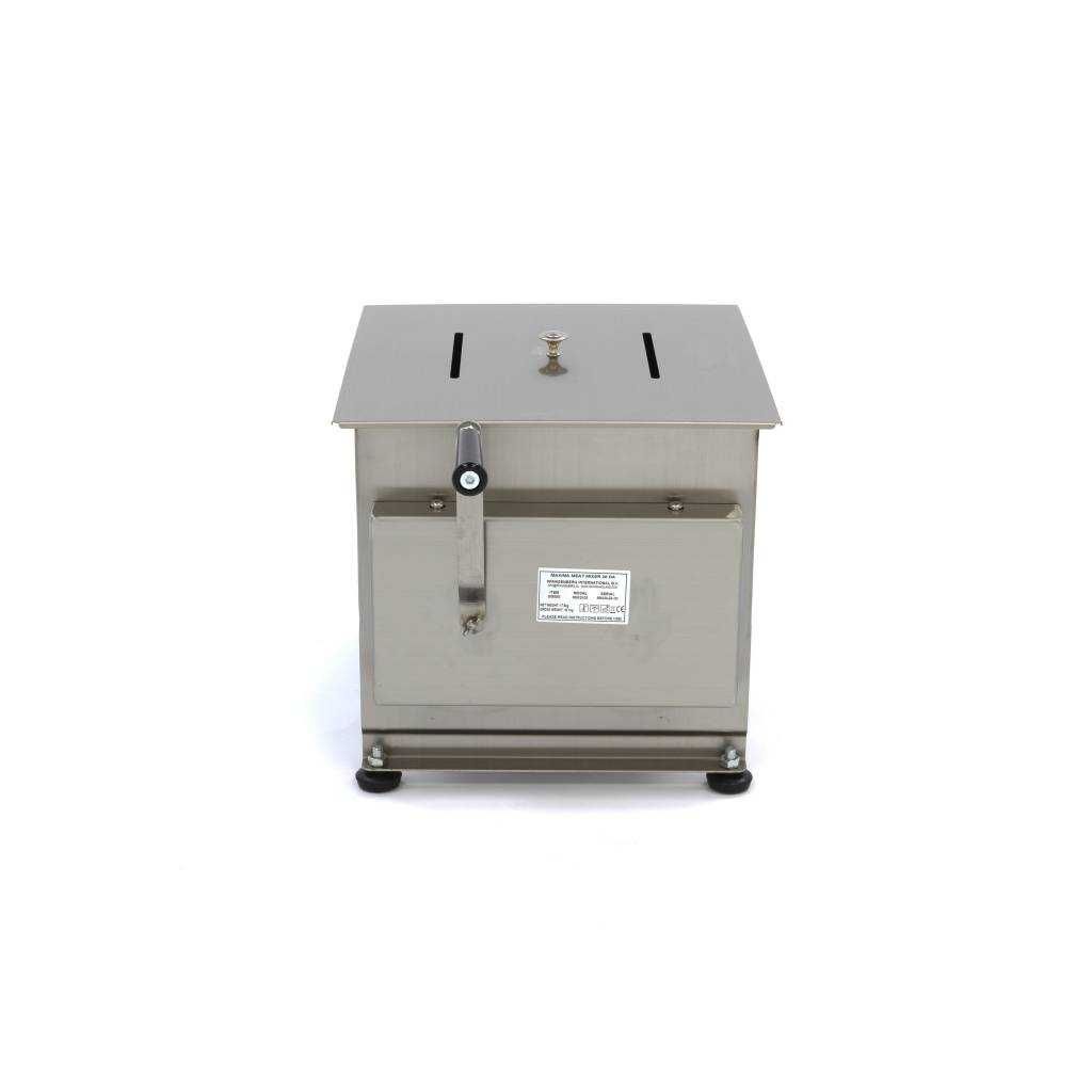 Malaxor manual carne 30 liti dublu ax