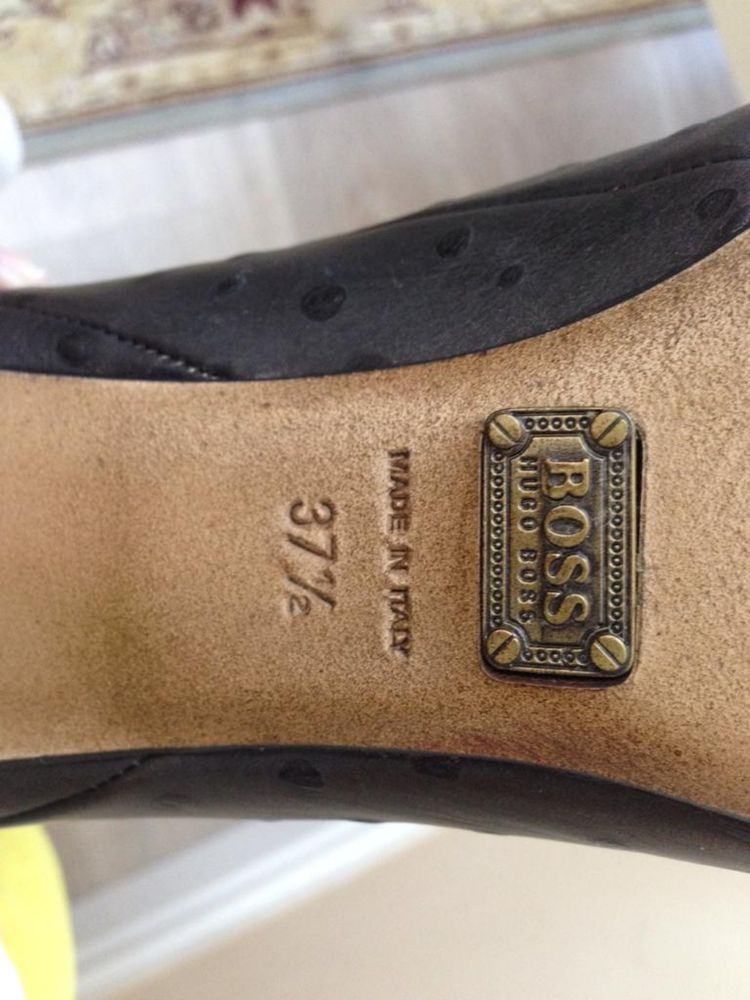 Сапоги  женские кожаные  Boss Hugo Boss.