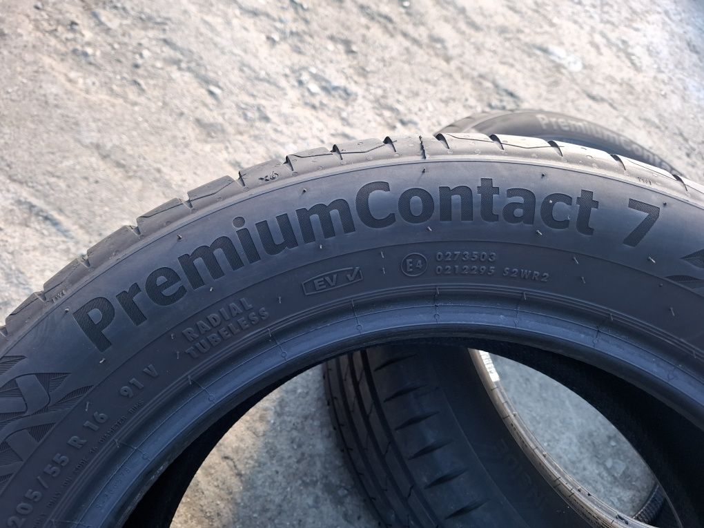 2бр. гуми 205/55/16 Continental PremiumContact 7 дот 2024