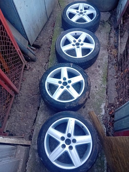 Jante Mercedes, Passat.   17  cu cauciucuri 225x45x17 de vara 112x5 .