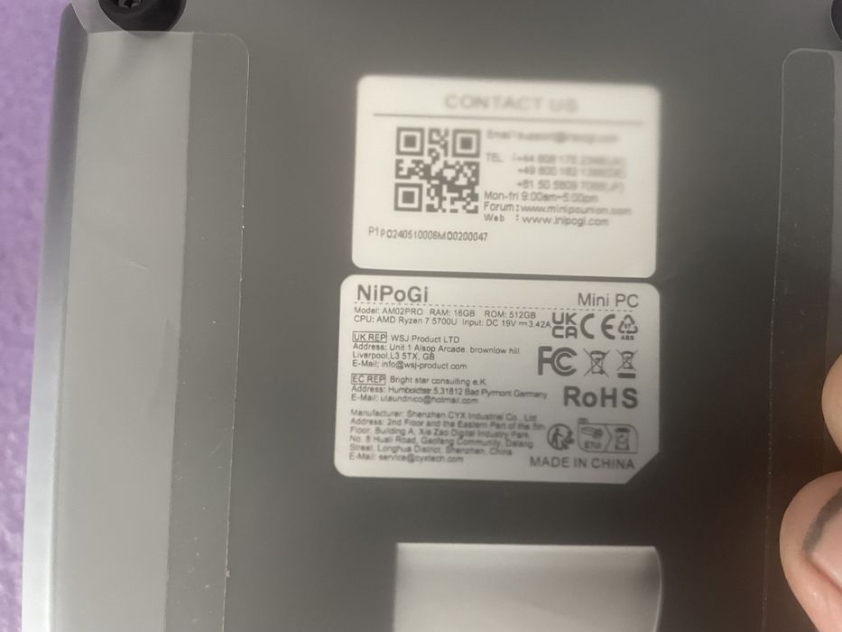 Mini PC - i9 - Ryzen 7